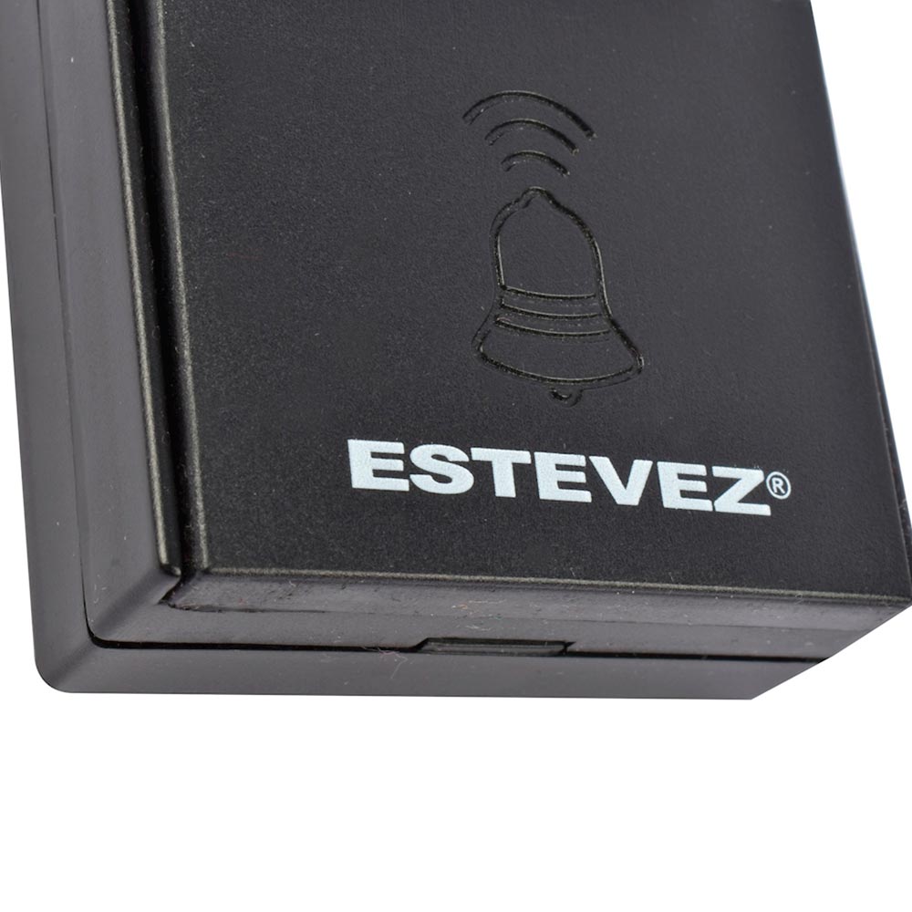 TIMBRE INALAMBRICO MINIMAL PLUG IN NEGRO