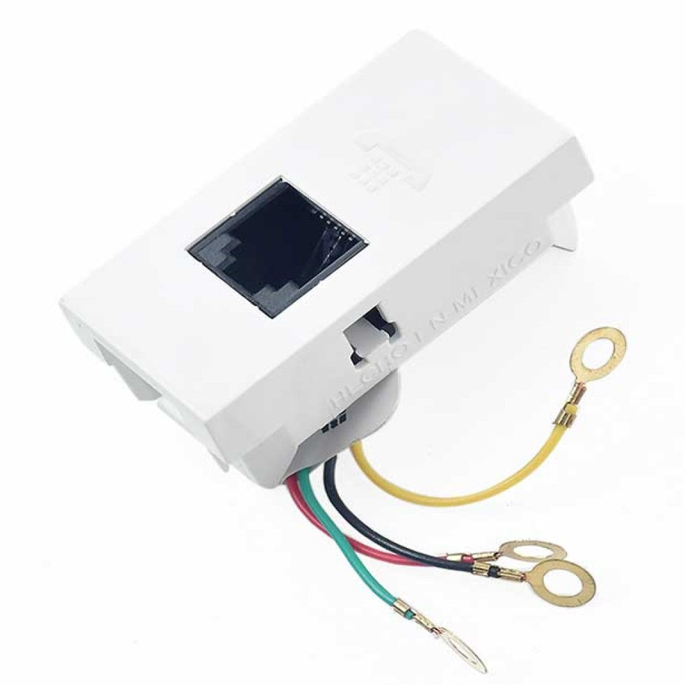 TOMA DE TELEFONO 4 HILOS 1 MOD. BLANCO