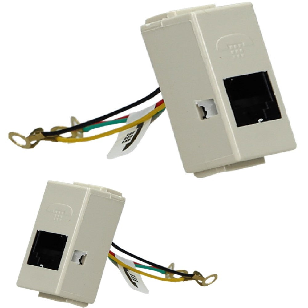 TOMA TELEFONICA 4 HILOS MARFIL MODUS BTICINO