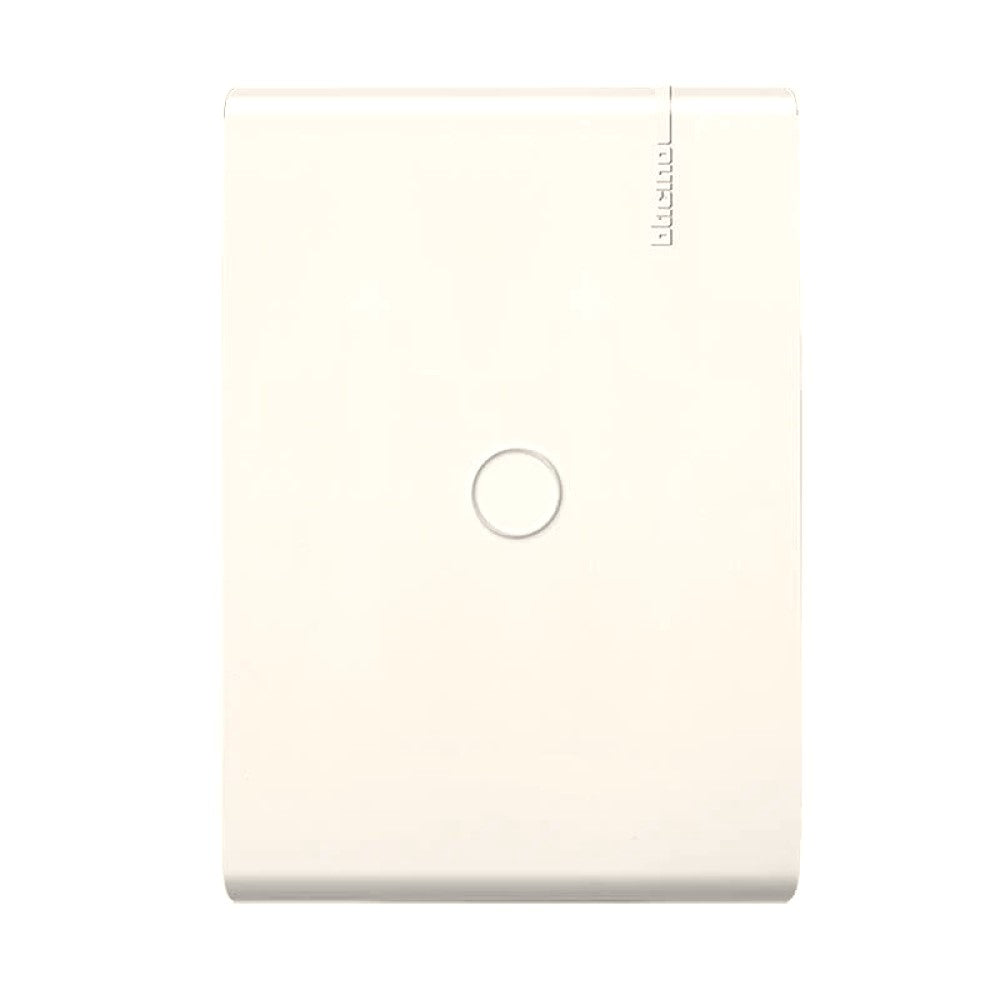 PLACA CIEGA CON PRE-RUPTURA Y CHASIS DE RESINA, COLOR MARFIL