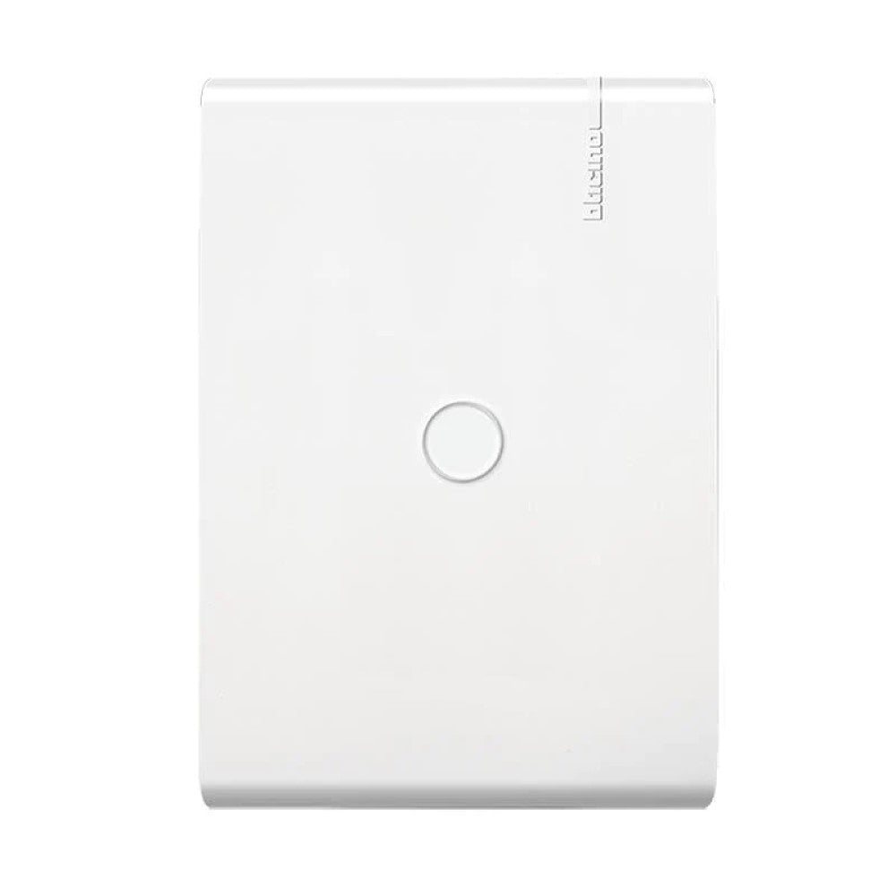 PLACA CIEGA CON PRE-RUPTURA Y CHASIS DE RESINA COLOR BLANCO