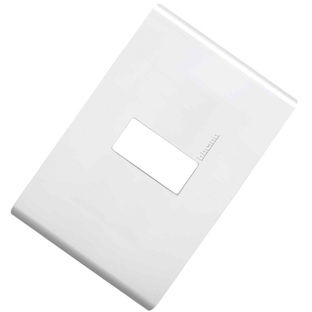 PLACA CON CHASIS RESINA 1 MODULO BLANCO