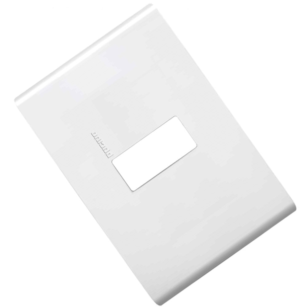 PLACA CON CHASIS RESINA 1 MODULO BLANCO