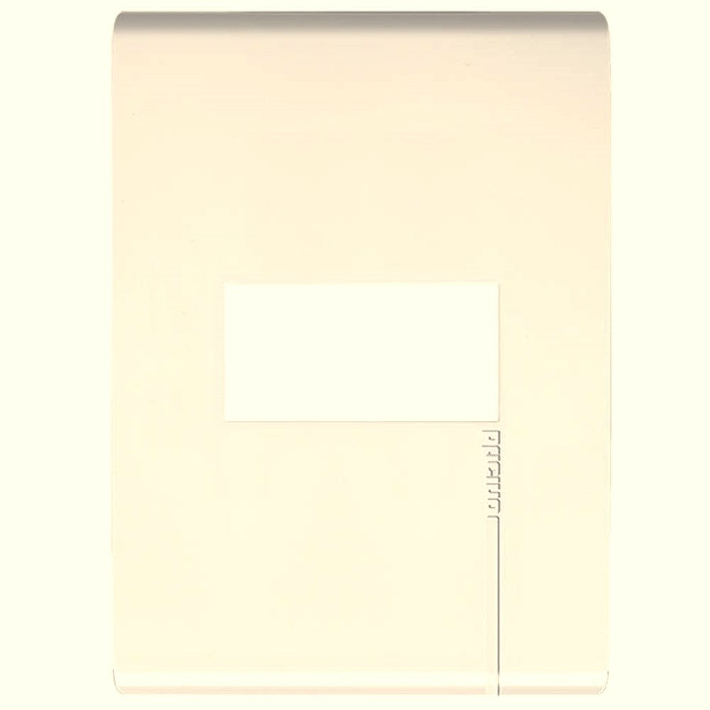 PLACA MARFIL RESTYLE DE RESINA CON CHASIS 1 MÓDULO