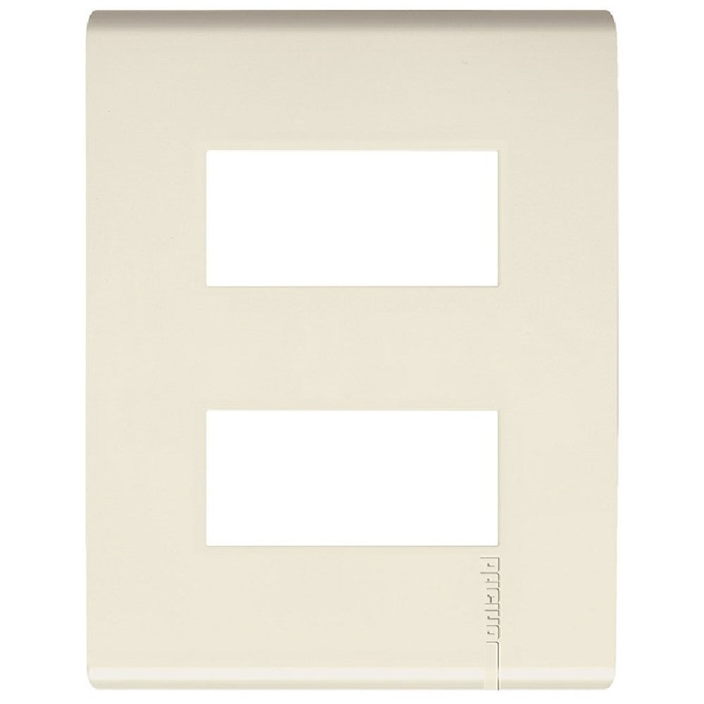 PLACA MARFIL RESTYLE DE RESINA CON CHASIS 2 MÓDULOS