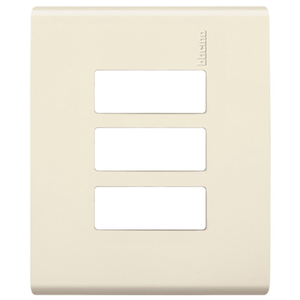 PLACA MARFIL RESTYLE DE RESINA CON CHASIS 3 MÓDULOS