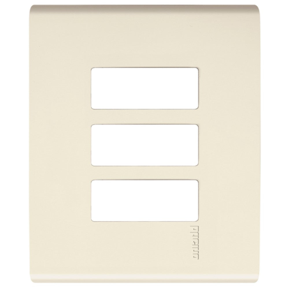 PLACA MARFIL RESTYLE DE RESINA CON CHASIS 3 MÓDULOS