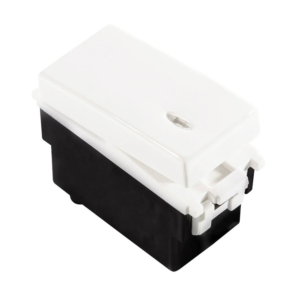 APAGADOR SENCILLO ESTEVEZ ALPHA CON PILOTO LED BLANCO