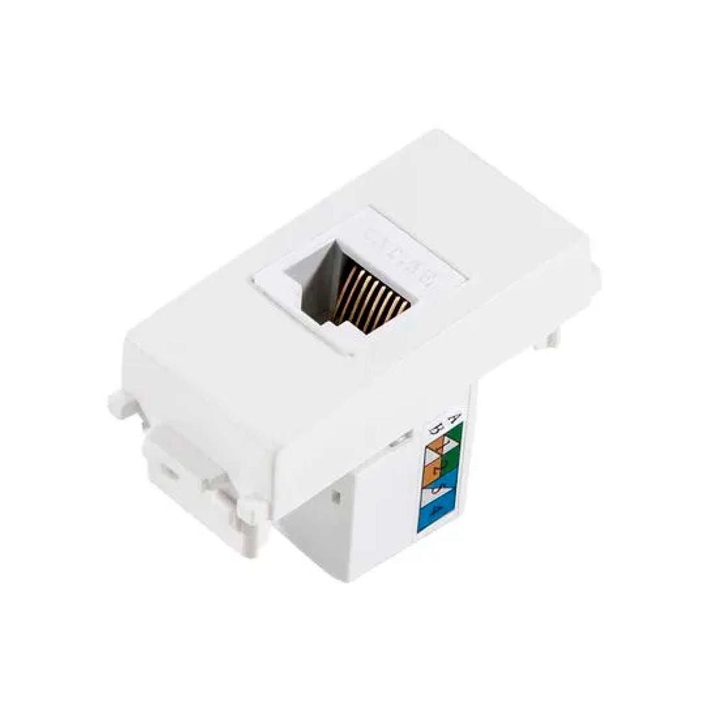 TOMA DE CÓMPUTO ESTEVEZ ALPHA DE 8 HILOS RJ45 BLANCO