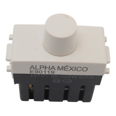 ATENUADOR DE LUZ ESTEVEZ ALPHA ROTATIVO 1 MÓDULO BLANCO