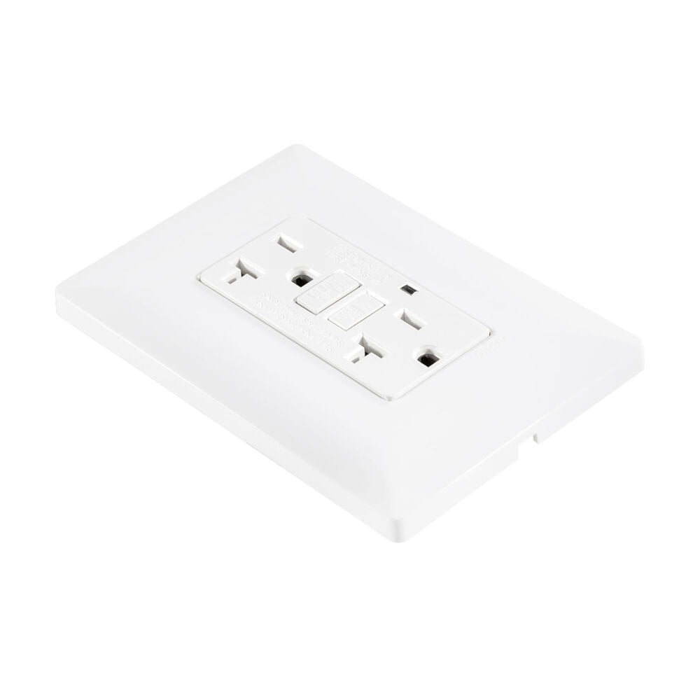 CONTACTO DÚPLEX ESTEVEZ ALPHA 2 POLOS CON FALLA A TIERRA BLANCO *** OFRECER GFTR1-00W ***