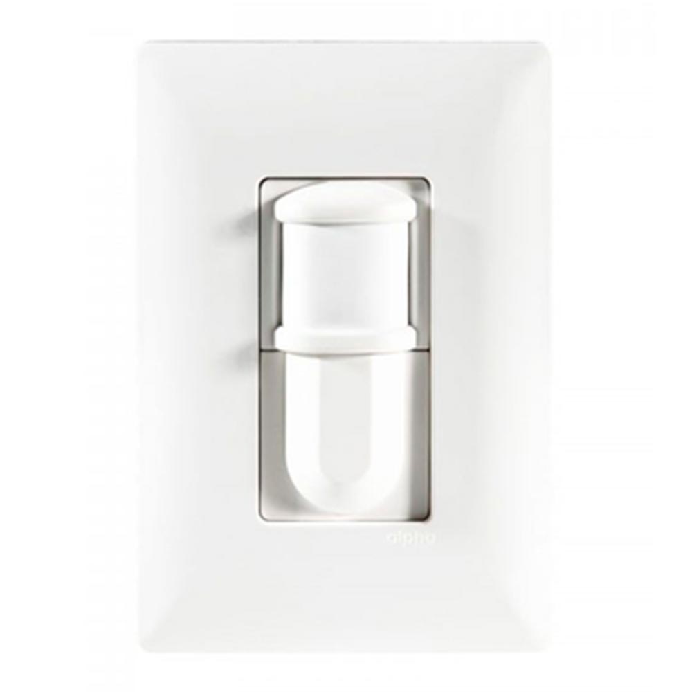 DETECTOR DE PRESENCIA 180 1000W CON PLACA ALPHA BLANCA