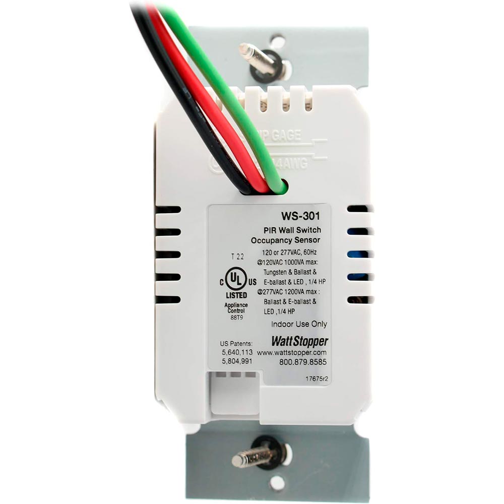 DETECTOR DE PRESENCIA 180 1000W CON PLACA ALPHA BLANCA