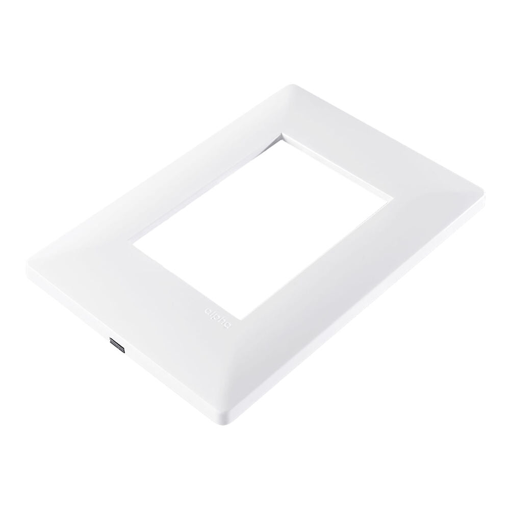 PLACA ESTEVEZ ALPHA 3 MÓDULOS BLANCO