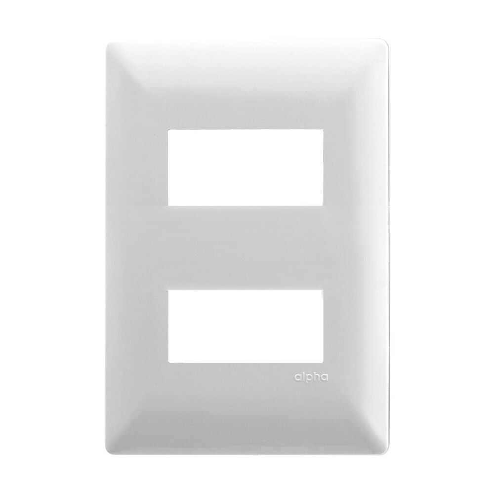 PLACA ESTEVEZ ALPHA 2 MÓDULOS SILVER