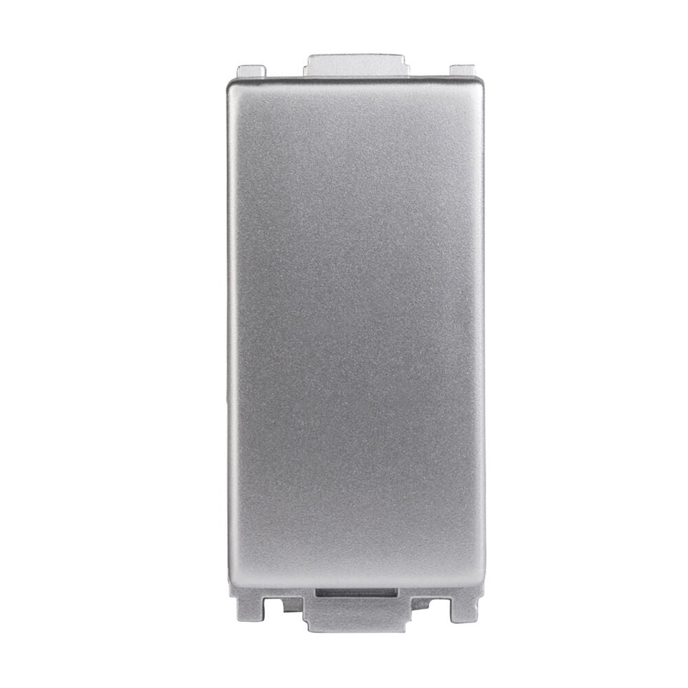 APAGADOR SENCILLO ESTEVEZ ALPHA SIN PILOTO PLATA