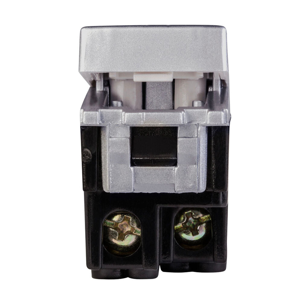 APAGADOR SENCILLO ESTEVEZ ALPHA SIN PILOTO PLATA