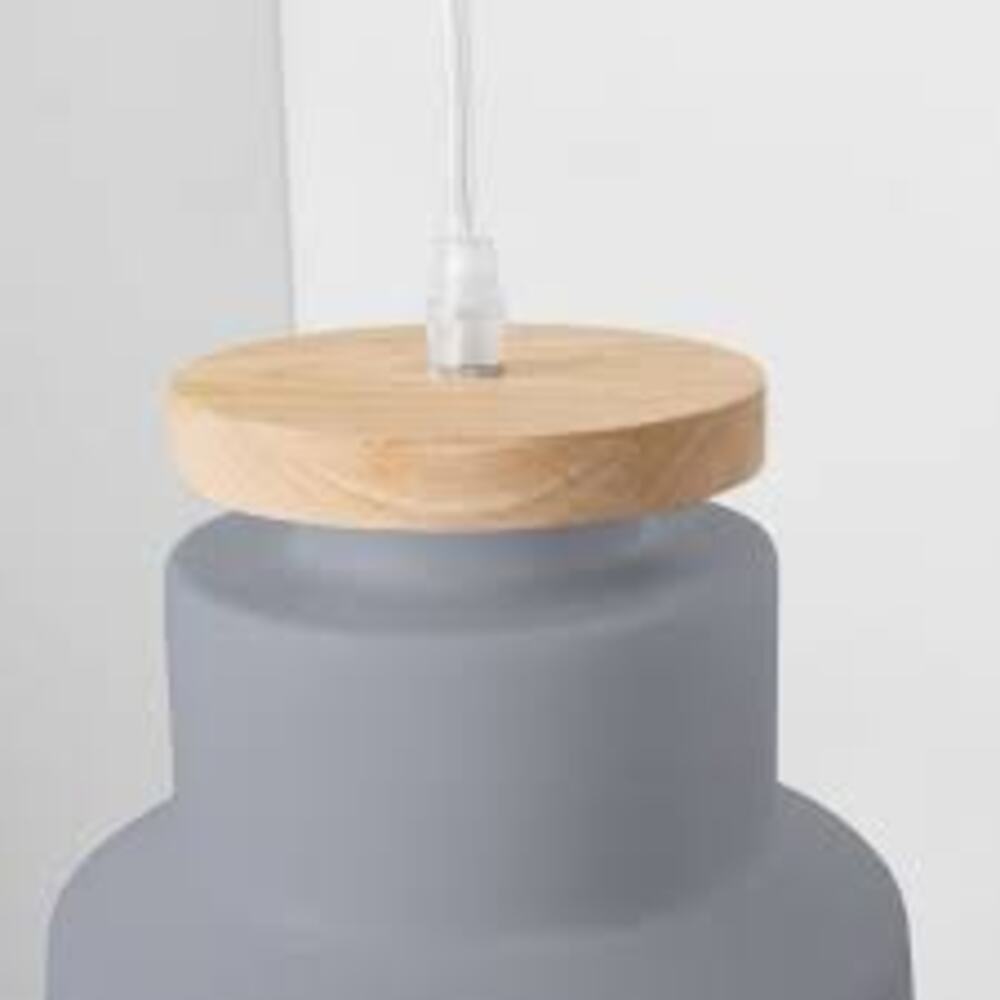 LUMINARIO COLGANTE 200MM COLOR GRIS 100-240V MCA ESTEVEZ ***HAE2025***