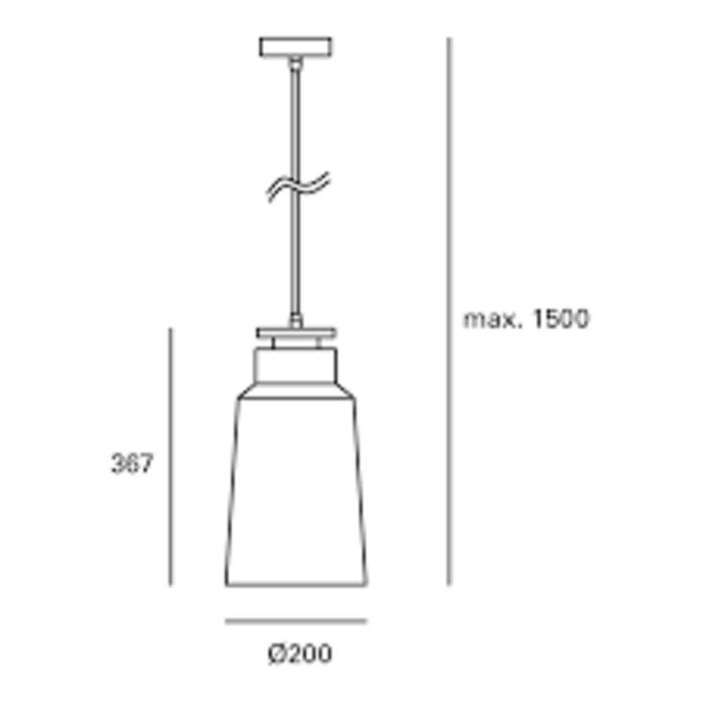 LUMINARIO COLGANTE 200MM COLOR GRIS 100-240V MCA ESTEVEZ ***HAE2025***