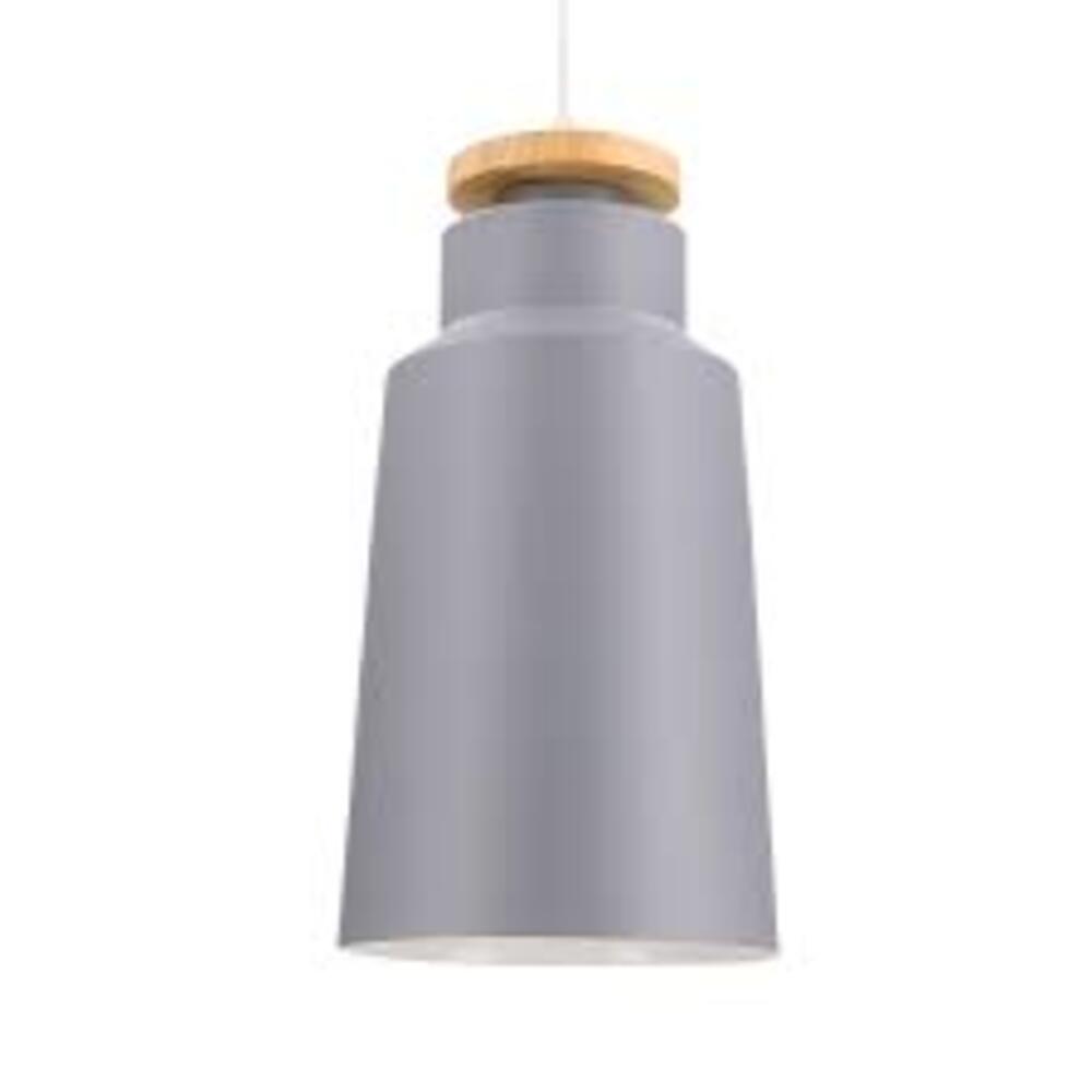 LUMINARIO COLGANTE 200MM COLOR GRIS 100-240V MCA ESTEVEZ ***HAE2025***