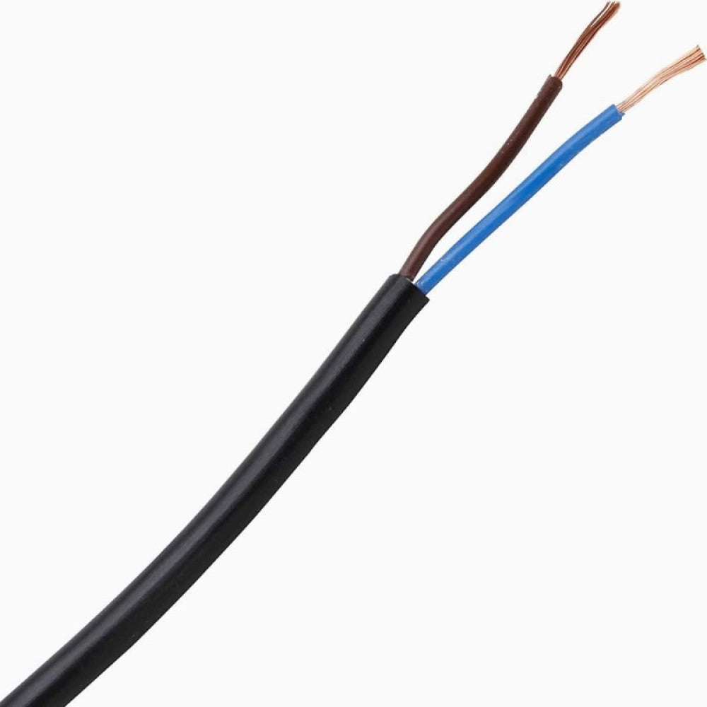 CABLE REDONDO PVC NEGRO 2X18 120V