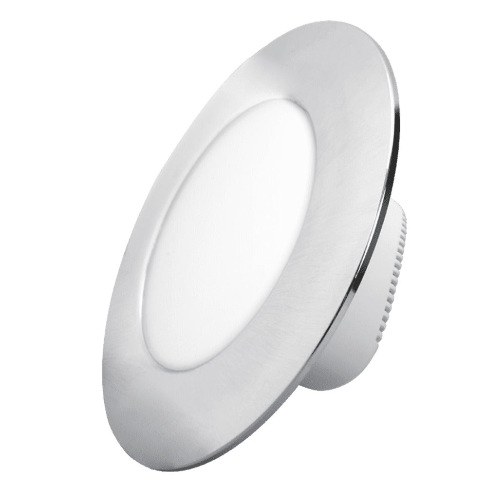 EMPOTRADO DE LED BASIC 12W PARA BOTE INTEGRAL Y FALSO PLAFON MULTIVOLTAJE 3000 K SATIN MEGAMEX ***HAE2025***