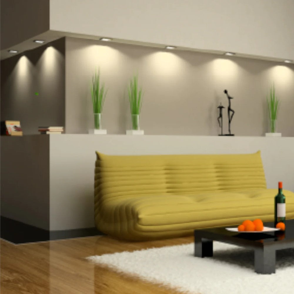 LAMPARA LED AR111 14W/100-140V. 42 3000K LUZ CALIDA GRAFITO ELECTROMAG