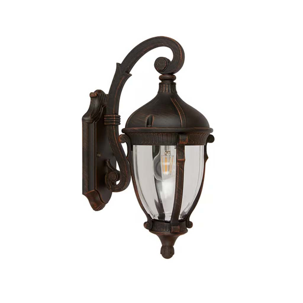 LAMPARA DE PARED ARBOTANTE TIPO FAROL EXTERIOR POTENCIA MAX. 60 W BASE E27 IP44 NO INCLUYE FOCO FTL-3300/BA
