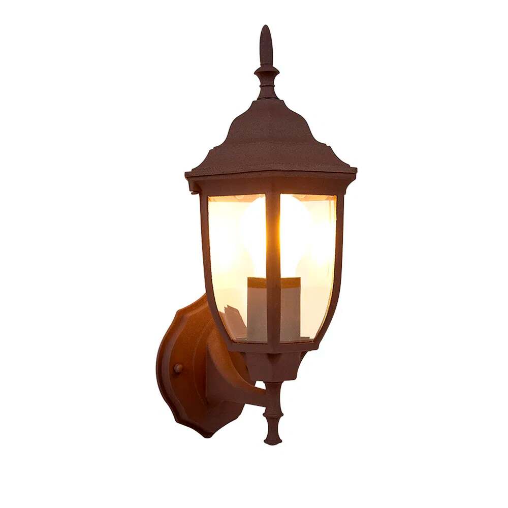 FAROL DE EXTERIOR SALERMO TECNOLITE PARED ARBOTANTE 60W IP44 BASE E27 CAFÉ