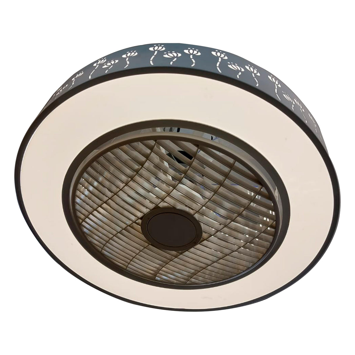 LUMINARIA DECORATIVA C/VENTILADOR 36W 3 CAMBIOS DE LUZ FLORES