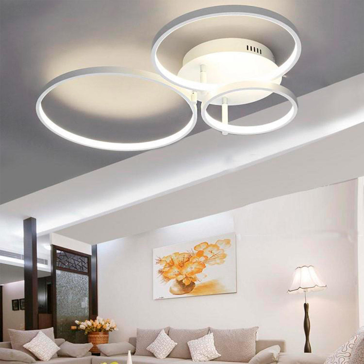 CANDIL DE LED PARA TECHO BLANCO 66W LUZ DIA