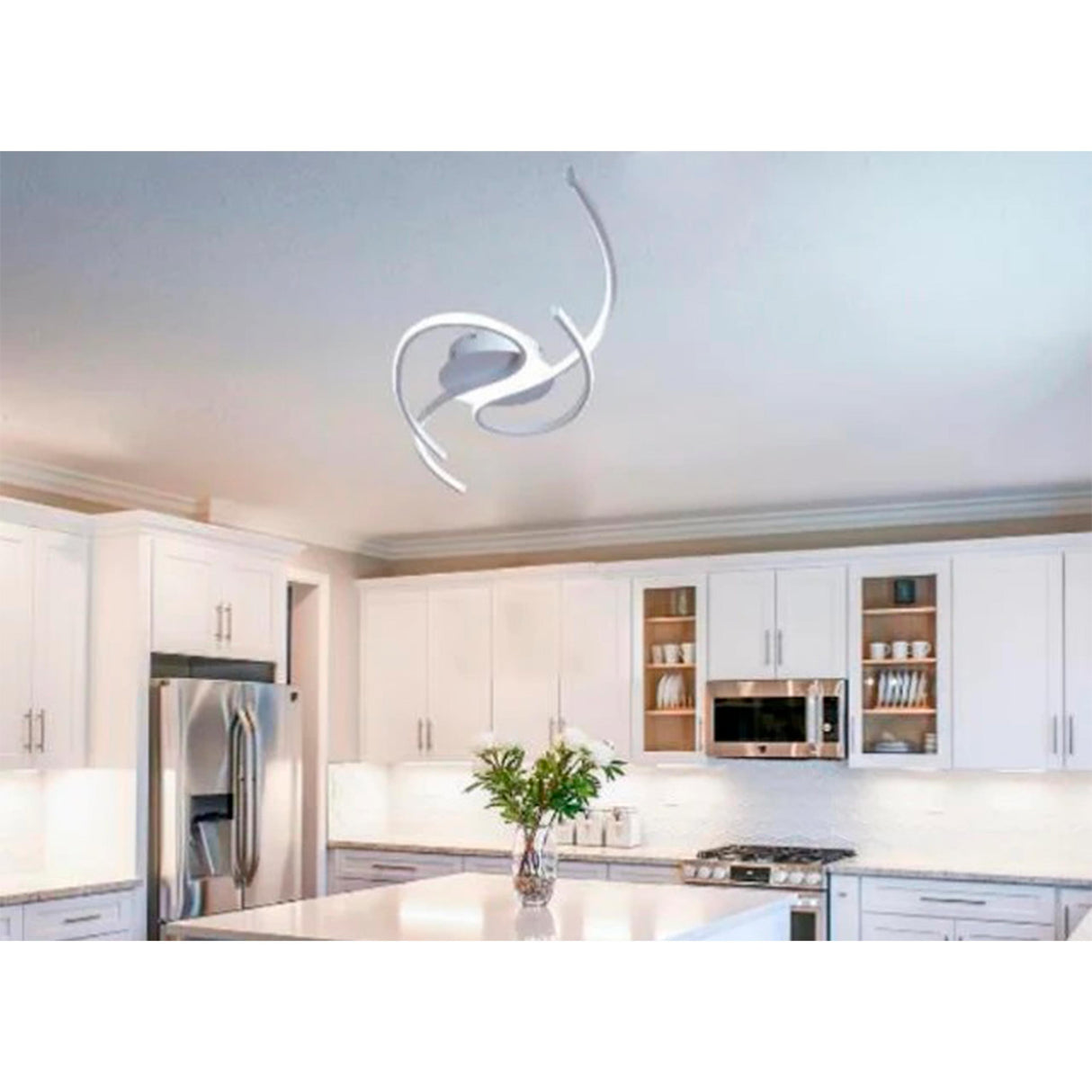 CANDIL DE LED 60W MODERNISTA BLANCO DIMEABLE LEON