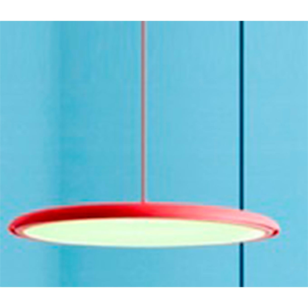 CANDIL DE LED COLGANTE ROJO 24W LUZ DIA