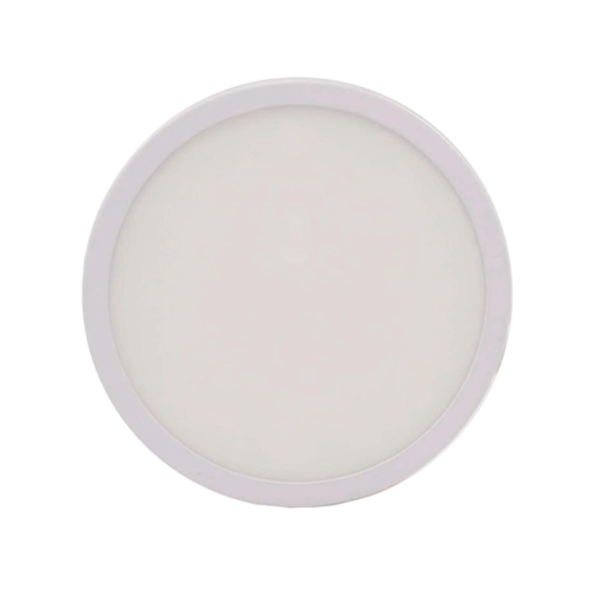 LAMPARA REDONDA LED P/PLAFON 15W. EMPOT. AJUST. ALUM. BLANCO 230X10MM.