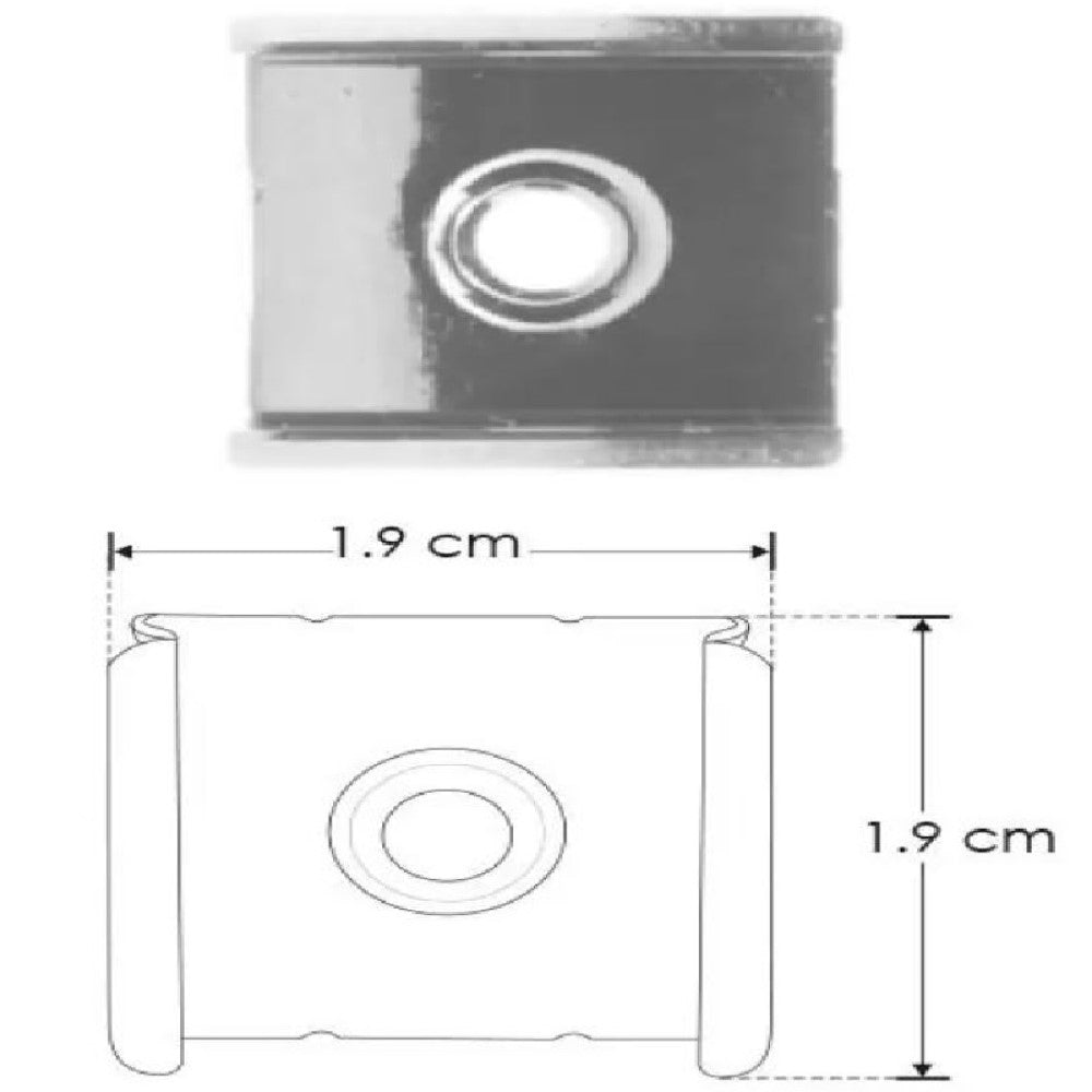 KIT DE 2 GRAPAS DE SUJECION PARA PERFIL DE ALUMINIO DXAP01 ILUMILEDS