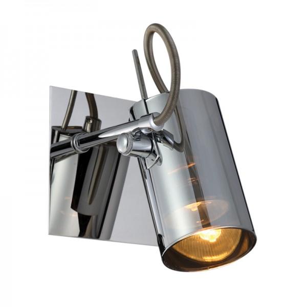 LUM SOBREPONER MURO 35W 127V GU-10 DIRIGIBLE CROMO ***HAE2025***