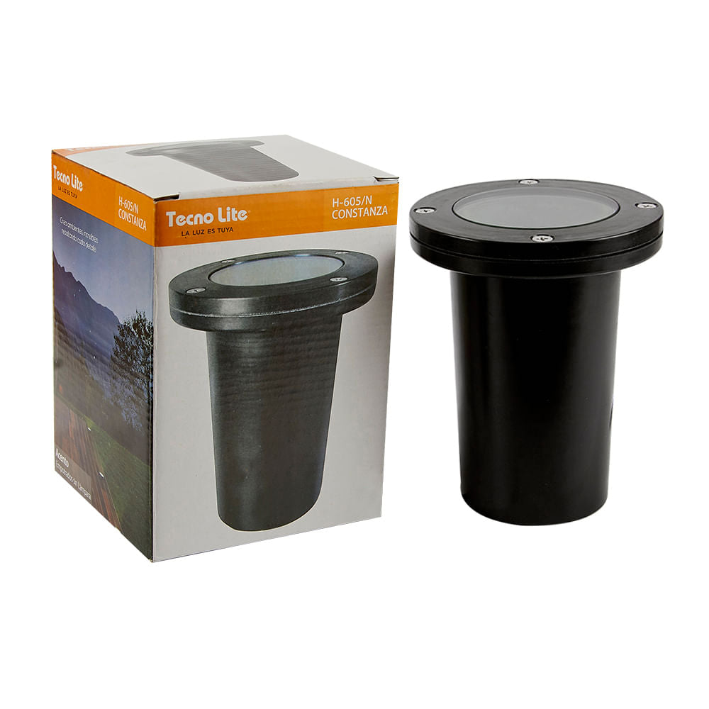 LAMPARA DE PISO EMPOTRADA IDEAL ZONA COSTERA BASE E27 POTENCIA MAX. 50 W IP65 IK06 NO INCLUYE FOCO H-605/N