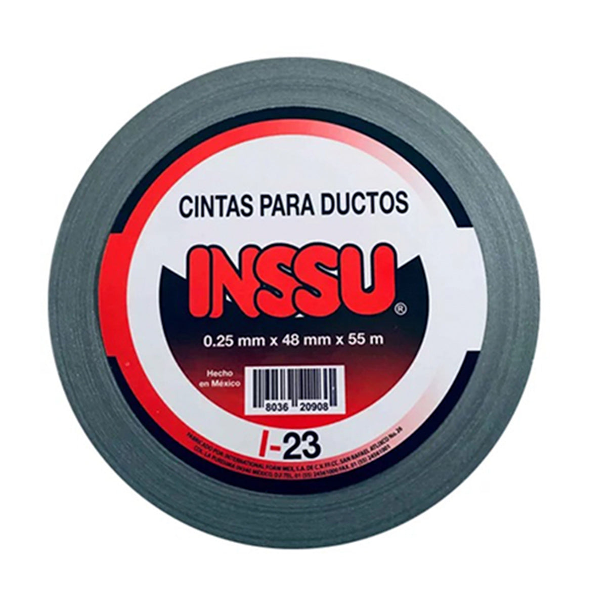 CINTA INDUSTRIAL P/DUCTO USO RUDO 48MMX55M GRIS *** OFRECER V3A-34 O 20530 ***