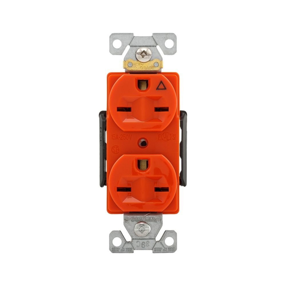 RECEPTACULO DUPLEX TIERRA AISLADA 15A 205V