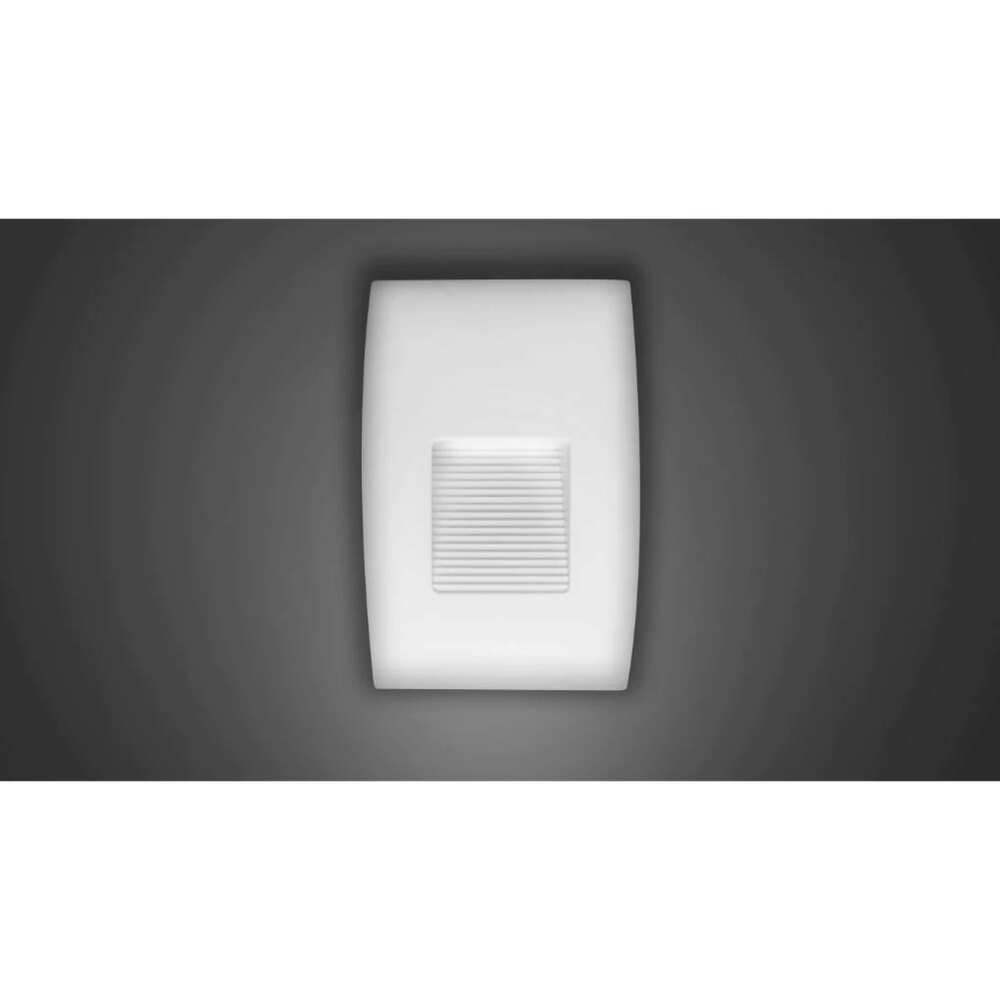LUMINARIO DE PARED SOBREPONER RECTANGULAR LED BLANCO 2W BLANCO CALIDO 120 85-265V IP65 COMPATIBLE CON CAJA REGISTRO ILUMILEDS