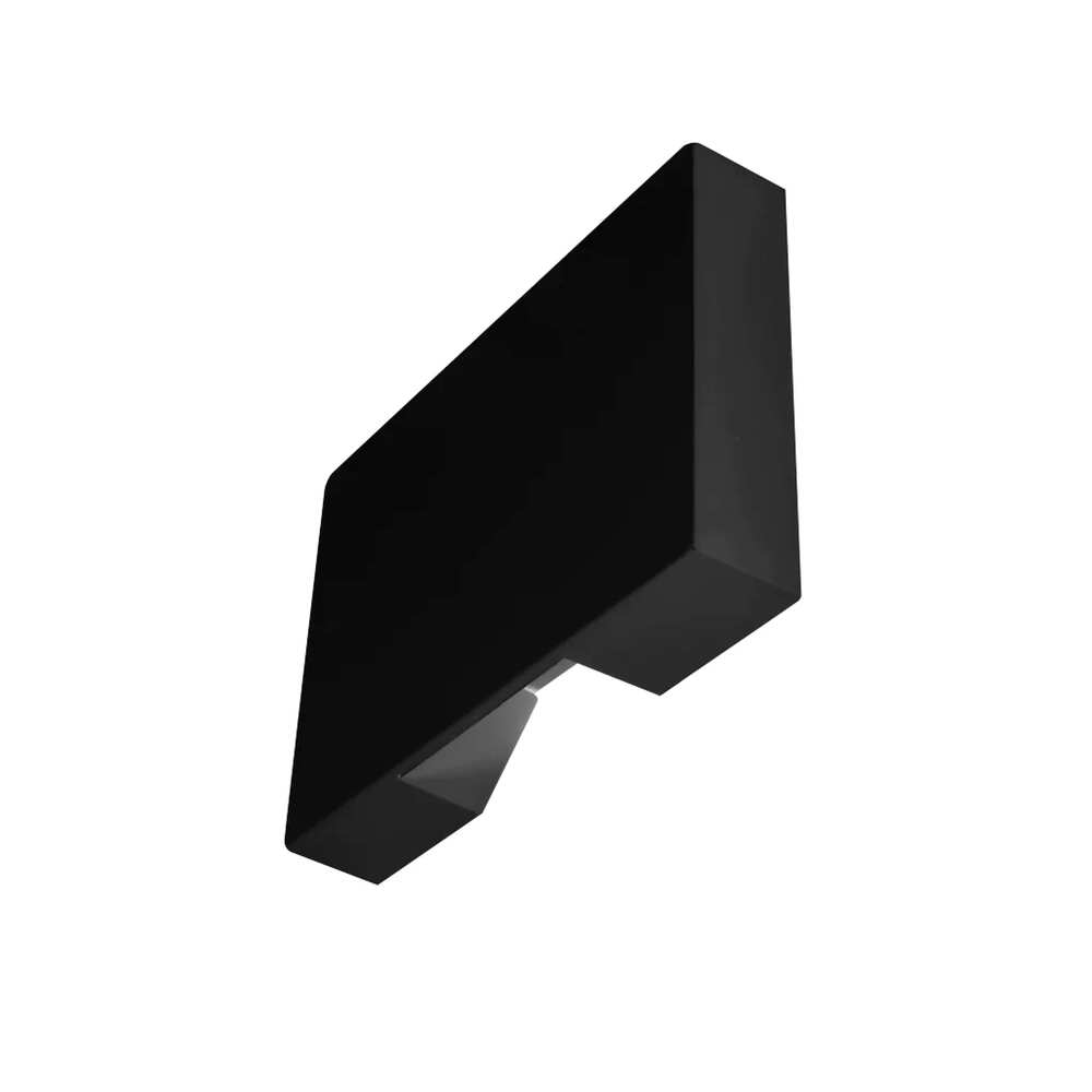 LUMINARIO DE PARED SOBREPONER RECTANGULAR LED NEGRO 1W BLANCO CALIDO 120 85-265V IP65 ILUMILEDS