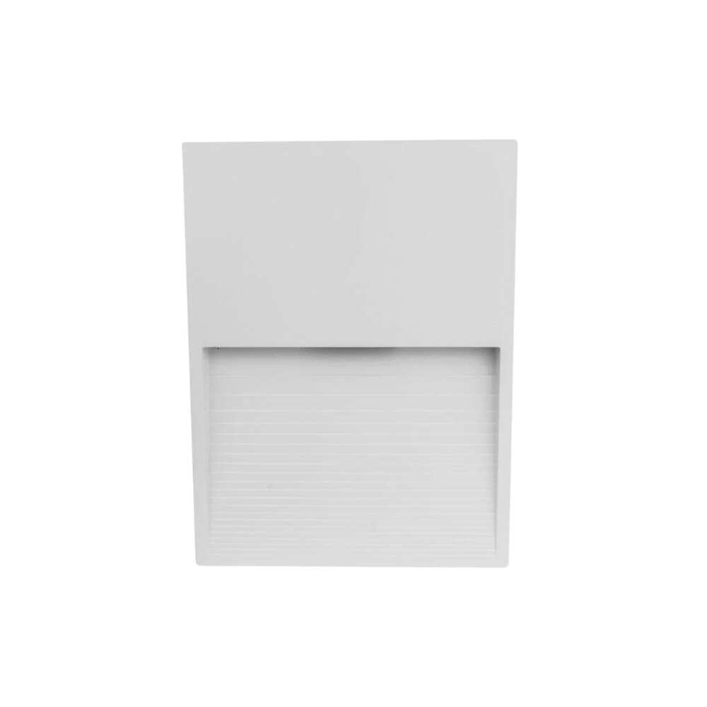 LUMINARIO DE PARED SOBREPONER RECTANGULAR LED BLANCO 2W BLANCO CALIDO 120 85-265V IP65 ILUMILEDS
