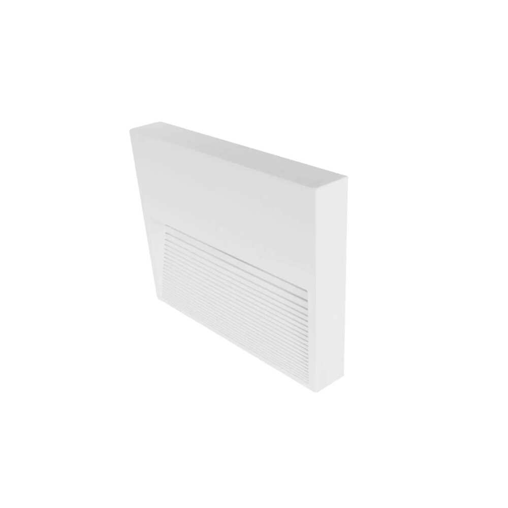 LUM DE PARED CUADRADO BLANCO 3W BLANCO CALIDO DE SOBREPONER POLICARBONATO 85-265V IP65 MCA ILUMILEDS