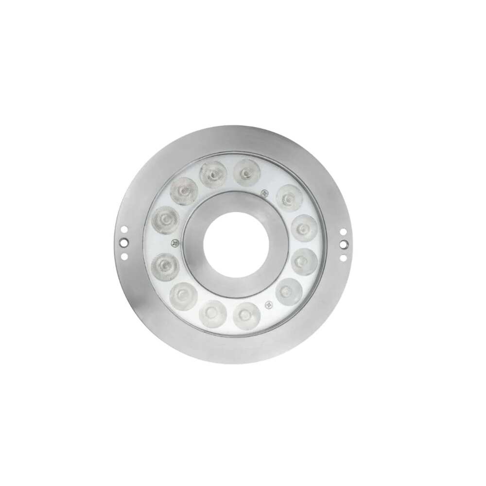 LUM SUBACUATICO T/DONA 12 LEDS RGB 3 EN 1 36W 24V OPT 40 EMPOTRAR ACERO INX IP68 ILUMILEDS