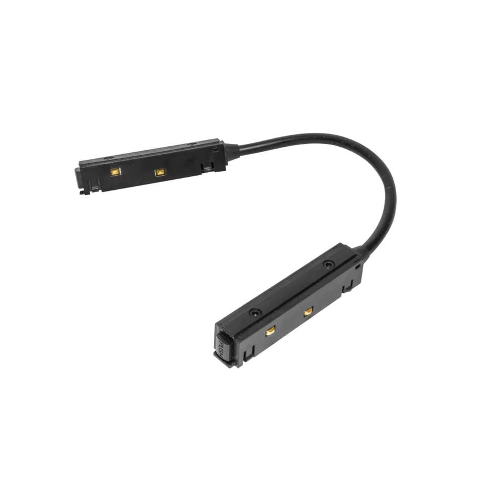 CONECTOR ELECTRIFICADO MACHO-MACHO CON CABLE 20 CM P/RIEL MAGNETICO 48V 200W MAX ILUMILEDS