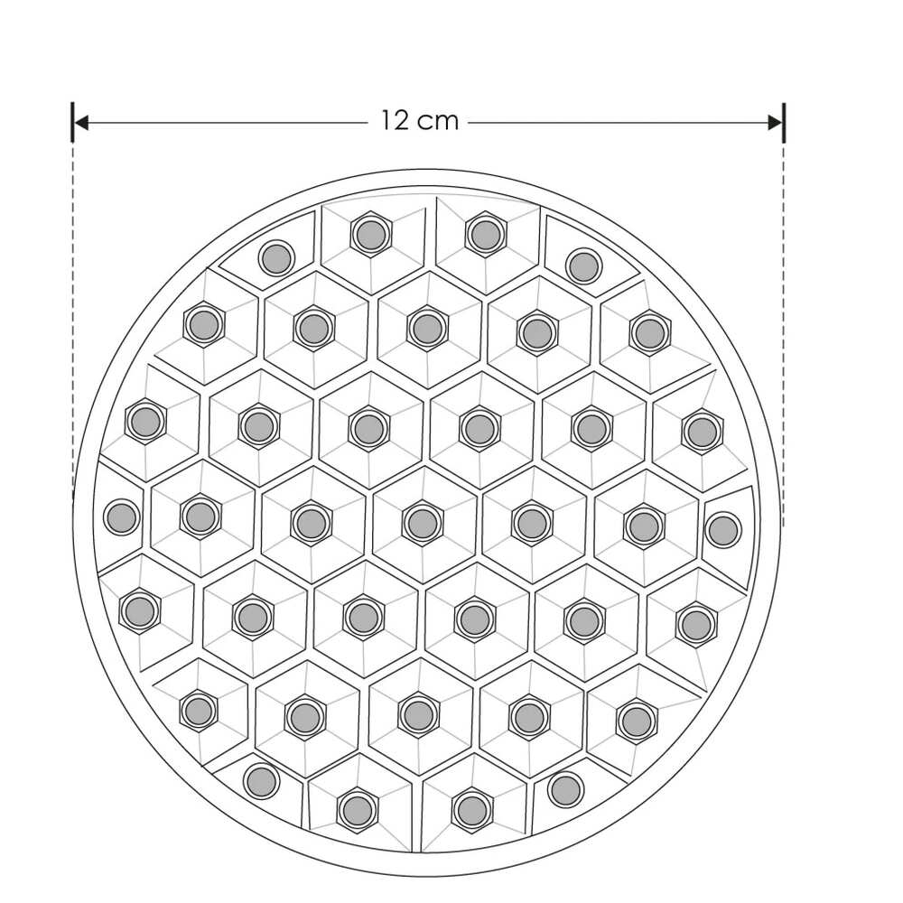 LUM TECHO EMP LED REDONDO AJUSTABLE DE 6 A 10 CM 18W 3000K IP20 ILUMILEDS