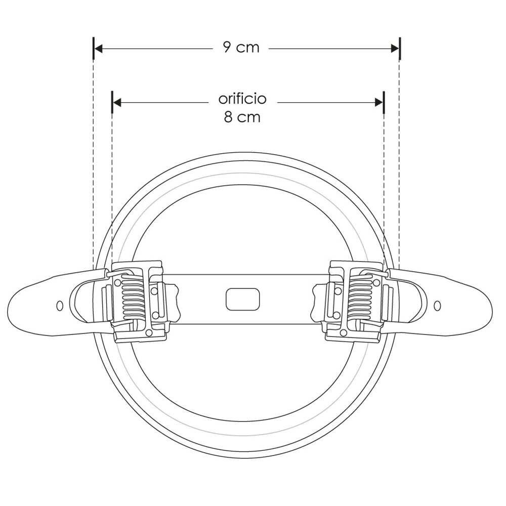 LUM TECHO EMP LED REDONDO AJUSTABLE DE 6 A 8 CM 8W 6500K IP20 ILUMILEDS