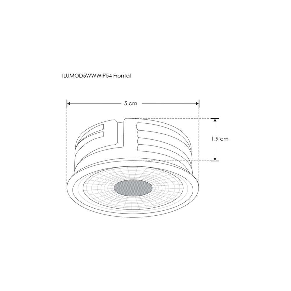 MODULO LED BCALIDO 5W 110-130V IP54 ILUMILEDS