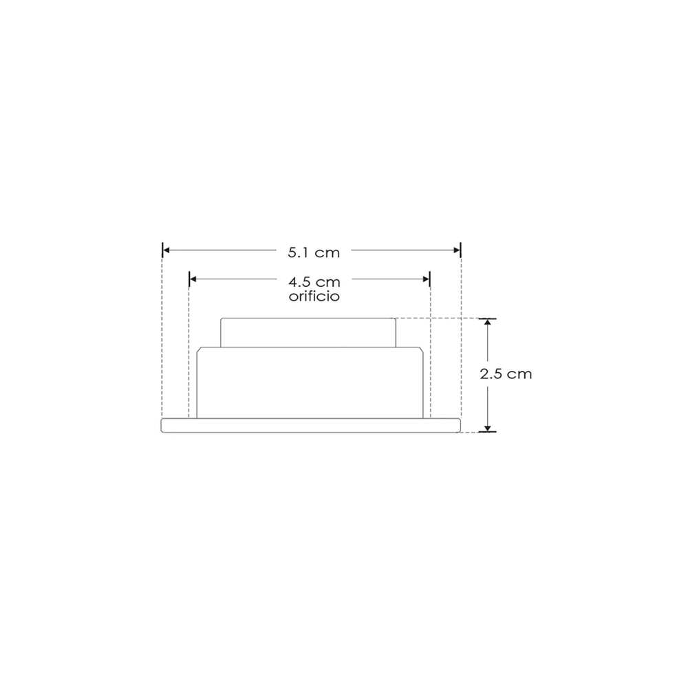 DOWNLIGHT DIR.LED 3W BLANCO 110-240V ILUMILEDS