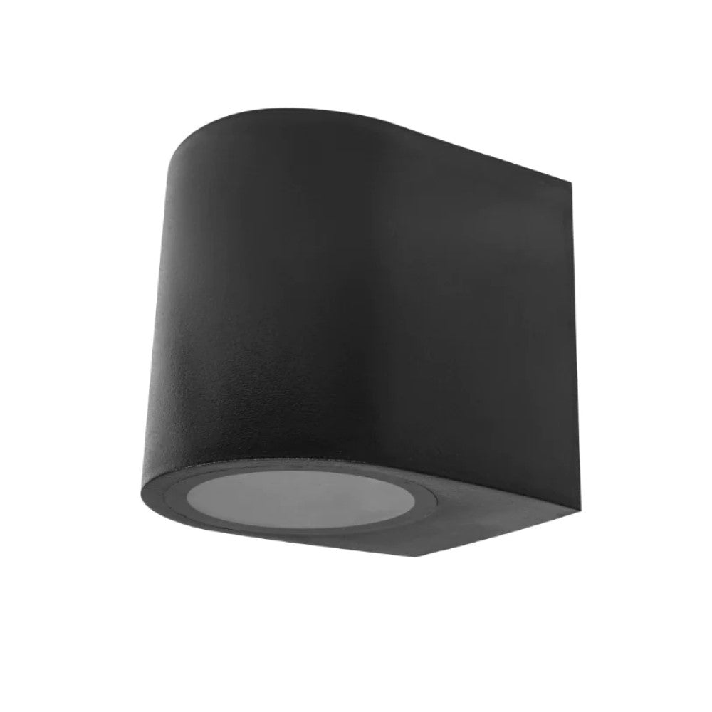 LUM P/LAMP GU10 (10W MAX) CILINDRICO NEGRO (NO INCLUYE LAMPARA) IP54 ILUMILEDS